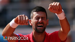 Tennis Breakdown Novak Djokovic wins gold Italy makes history  Paris Olympics  NBC Sports [upl. by Warchaw19]