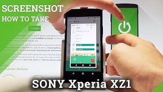 How to Take Screenshot in SONY Xperia XZ1  Capture Screen HardResetInfo [upl. by Ahsead620]