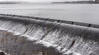 Dam Spillway  Lower Vartry Reservoir County Wicklow [upl. by Rebecca]