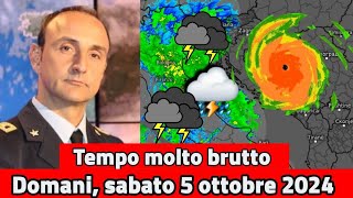 Meteo Italia  Temporali e temporali domani sabato 5 ottobre 2024 in queste città italiane [upl. by Manchester]