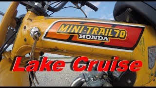 Honda Trail 70 Lake Meredith Cruise [upl. by Tarra548]