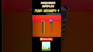 MAQUINAS SIMPLES PLANO INCLINADO 9 physics fisica mecanica mechanic viralshorts viralvideo [upl. by Eekorehc994]