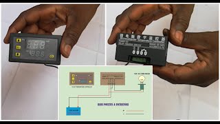 Wiring and Setting up Temperature Controller for Egg Incubators  w3230 Thermostat [upl. by Bilbe801]