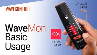 Introduction and basic usage of WaveMon Personal RF Monitor  Wavecontrol [upl. by Redman]