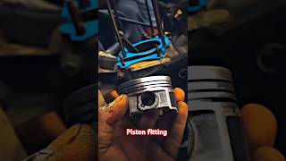 apache piston ring fitting mechanic duke youtubeshorts [upl. by Avan]