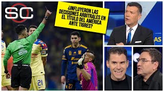 PIETRASANTA y JARED BORGETTI le dieron con todo al arbitraje del AMÉRICA vs TIGRES  SportsCenter [upl. by Sholley]