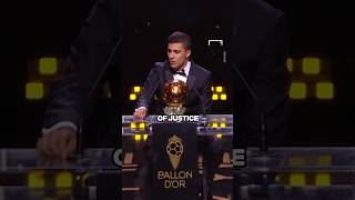 RODRI BALLON DOR is JUSTICE for Spanish football 🏆 shorts soccer [upl. by Kathlin]