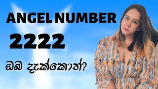 ANGEL NUMBER 2222 ඔබ දැක්කොත් [upl. by Alfonso]