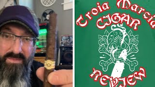 Troia Marcia Cigar ReviewEpisode 5 🎃Halloween Special👻Toscano Classico 6X38 Cheroot💨🇮🇹🧟‍♂️🇮🇹💨 [upl. by Greenebaum313]