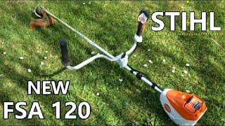 REVIEW of Stihl FSA120 brush cutter [upl. by Ellinnet]