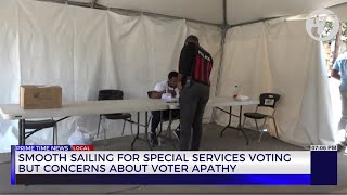 Smooth Sailing for Special Services Voting but Concens about Voter Apathy  TVJ News [upl. by Croom]