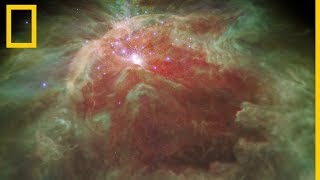 Sobrevuela la nebulosa de Orión en 3D  National Geographic en Español [upl. by Elag]