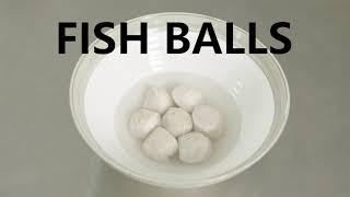 How to make fish balls with Transglutaminase TG [upl. by Allveta]