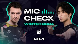 Secret Monitor Tactics  Kia Mic Check  2024 LEC Winter Week 3 [upl. by Pinsky]