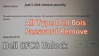 dell 7550 bios password remove 8fc8 [upl. by Funch]