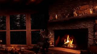 🔥 2h of fireplace ambience 🔥 relaxing crackling sound [upl. by Airekahs]