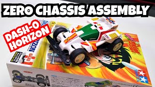 Tamiya Mini 4WD Zero chassis assembly  Dash0 Horizon  Dash Yonkuro [upl. by Kampmann]