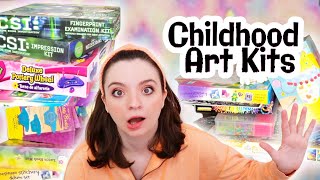 Finishing EVERY Childhood Art Kit [upl. by Hgeilhsa]