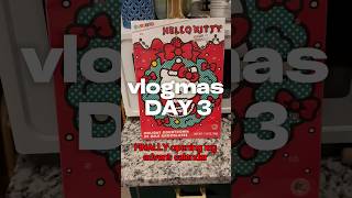 VLOGMAS DAY 3  FINALLY opening my HELLO KITTY advent calendar🎀trending viralvideo hellokitty [upl. by Ahsiemat]