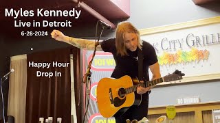 Myles Kennedy Live in Detroit 6282024 East City Grill Royal Oak concertconnection3613 [upl. by Munsey]