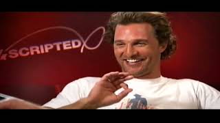 Moviefonecom  Unscripted with Matthew McConaughey amp Terry Bradshaw Failure to Launch [upl. by Zerelda]