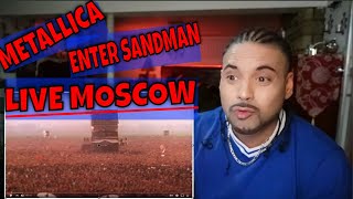 Metallica Enter Sandman Moscow 1991 REACTION As soon the whole band gets on stage this happens [upl. by Nauaj322]