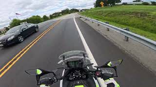 Honda nc750x DCT Ride 59  Road Trip Waynesboro To Amherst  insta360acepro djimic2 [upl. by Merchant754]