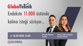 Global Teknik  Endekste 11000 üstünde kalma isteği sürüyor [upl. by Aisha]