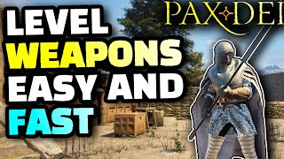 Pax Dei The BEST WAY To Level Weapons [upl. by Rairb]