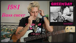 Green Day  1981 Bass Cover  Mike Dirnt Signature Bass [upl. by Maker]