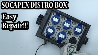 SOCAPEX DISTRO BOX  SIMPLE REPAIR [upl. by Arinayed]