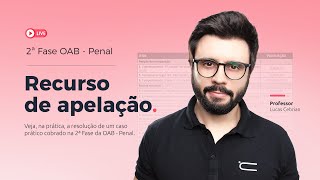 2ª Fase OAB  Penal Apelação na prática [upl. by Anuait]