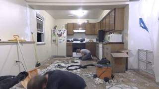 First weekend of kitchen remodel  time lapse [upl. by Waters527]