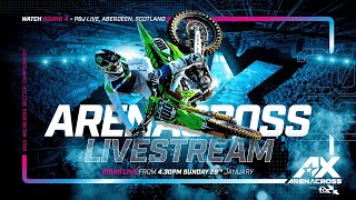 Arenacross Tour 2023 Round 4 Live Stream  PampJ Arena Aberdeen  Presented by Fix Auto UK [upl. by Lletnwahs87]