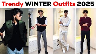 10 Trendy Winter Outfit Combinations for Men  Self Guide [upl. by Collin]