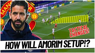 How Rúben Amorim Will Setup At Manchester United [upl. by Lorollas]