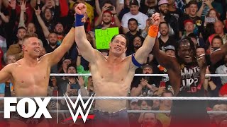 John Cena teams with RTruth The Miz vs The Judgment Day in Raw after WrestleMania tag match [upl. by Foy]