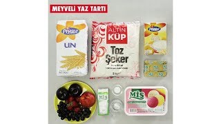 ŞOK Fiyatlı Tarifler  Meyveli Yaz Tartı [upl. by Anaihs]