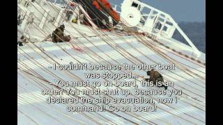 Costa Concordia emergency call Eng Sub [upl. by Colman466]