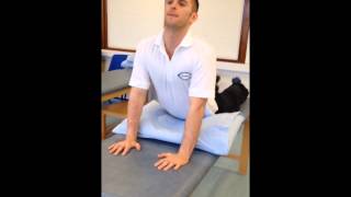 McKenzie Exercises for Lower Back Pain Physiotherapy James Sharp [upl. by Stanly]