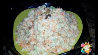 salade coleslaw kfc سلطة الكولسلو الامريكية الشهيرة [upl. by Dieter]