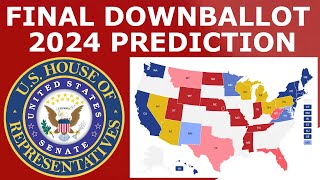 FINAL 2024 Downballot Election Prediction [upl. by Oralee442]