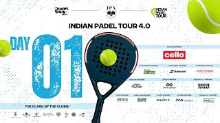 COURT 2  DAY 1  INDIAN PADEL TOUR 40 [upl. by Dhaf59]