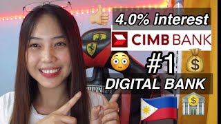 CIMB BANK PHILIPPINES REVIEW amp INFO FAST ACCOUNT UPSAVE amp GSAVE  ALL YOU NEED TO KNOW [upl. by Lezlie347]