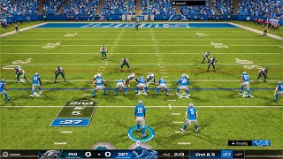 Madden 25 Online Lions vs Eagles PS5 Gameplay [upl. by Analim]