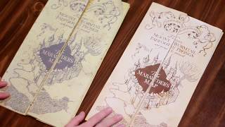 Marauders Map Comparison  DIY Full Size Replica OLD vs NEW [upl. by Haroldson]