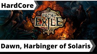 Path of Exile  Dawn Harbinger of Solaris  Mid Boss Act 8  With the best build for Necro Zumbie [upl. by Nyrahs]