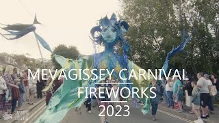 Mevagissey carnival fireworks 2023 [upl. by Stromberg]