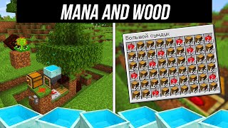 Botania Infinite mana and wood farm Tutorial 1165 minecraft java edition [upl. by Yzdnil273]