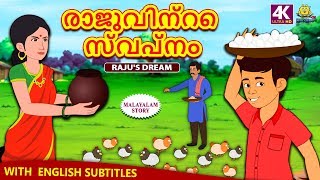 Malayalam Story for Children  രാജുവിന്റെ സ്വപ്നം  Rajus Dream  Malayalam Fairy Tales Koo Koo TV [upl. by Jasmina]